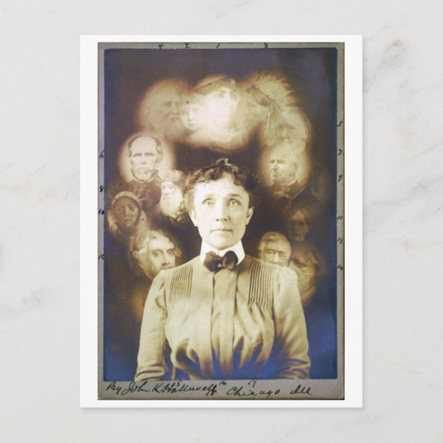 Carte Postale Photographie de l'ancien esprit victorien noir et  (Devant)