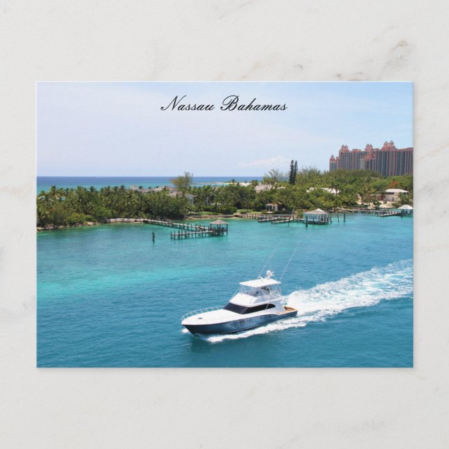 Carte Postale Photographie de Nassau aux Bahamas (Devant)