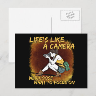 Carte Postale Photographie - La vie comme un appareil photo Phot