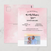 Photographie personnalisée pour 50e anniversaire C