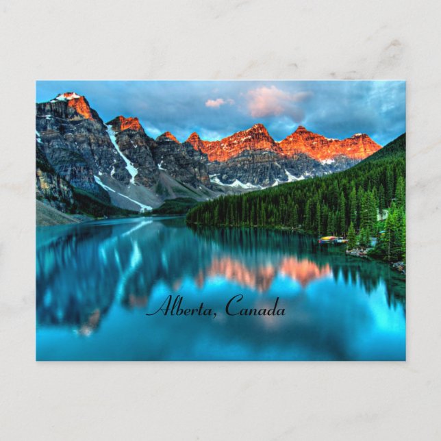 Carte Postale Photographie pittoresque de l'Alberta Canada (Devant)