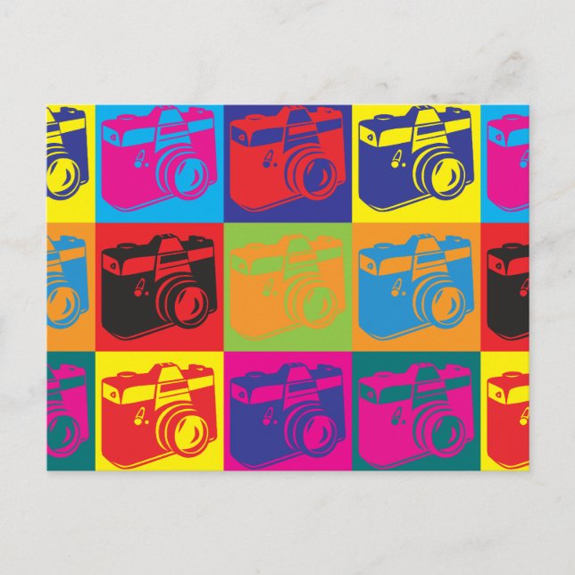 Carte Postale Photographie Pop Art (Devant)