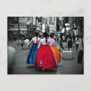 Carte Postale photographie traditionnelle coréenne