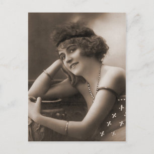 Carte Postale Photographies vintages d'antiquités Portraits de f