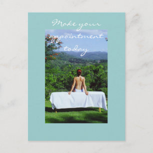 Carte Postale Photos de massage et de carrosserie