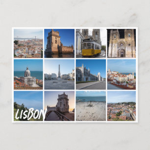 Carte Postale Photos de Mosaic Lisbonne, Portugal