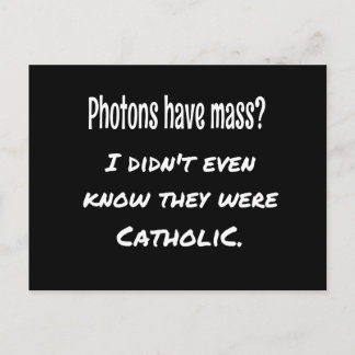 Carte Postale Photos ont MASS Funny Sarcastic Joke Science