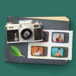 Carte Postale Photos personnalisées dans un style Pop Art de tél