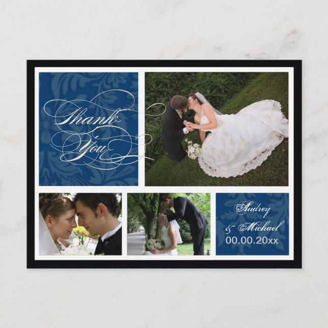 Carte Postale Photos PixDezines do-it-yourself couleur/Damask Me (Devant)