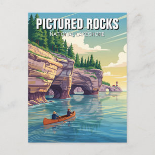 Carte Postale Photos Rocks Michigan Travel