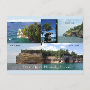 Carte Postale Photos Rocks National Lakeshore