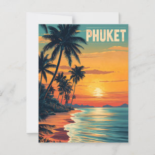 Carte Postale Phuket vintage