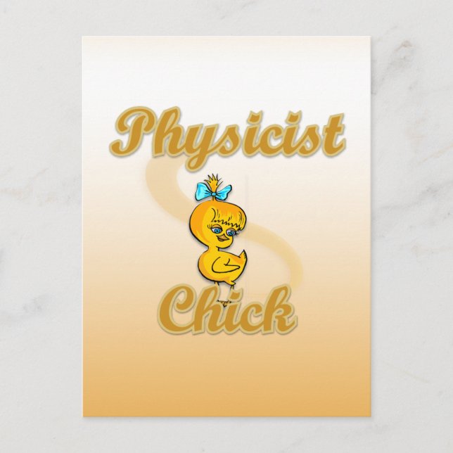 Carte Postale Physicien Chick (Devant)