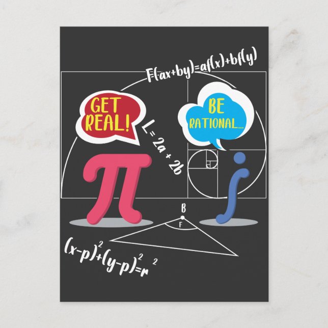 Carte Postale Pi Day 2020 Mathématiques Nerd Math Enseignant For (Devant)