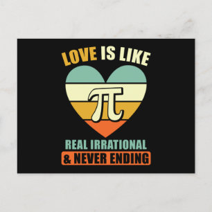 Carte Postale Pi Math Dit :
