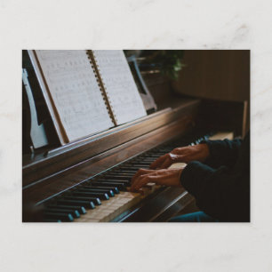 Carte Postale Piano cool