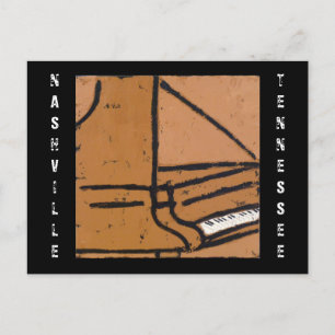 Carte Postale piano forte, NASHVILLE, TENNESSEE POSTCARD