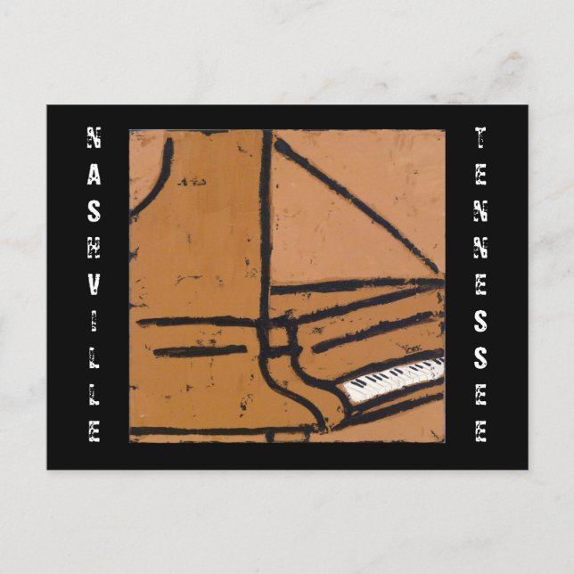 Carte Postale piano forte, NASHVILLE, TENNESSEE POSTCARD (Devant)