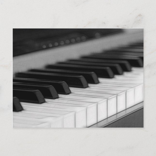 Carte Postale Piano Greetings (Devant)