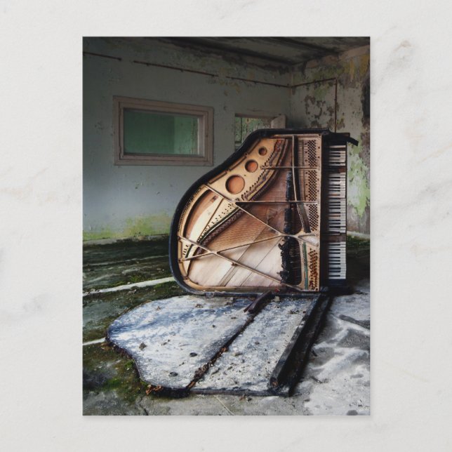 Carte Postale Piano mort (Devant)