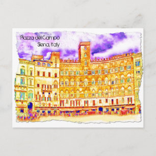 Carte Postale Piazza del Campo