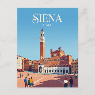 Carte Postale Piazza del Campo Italie