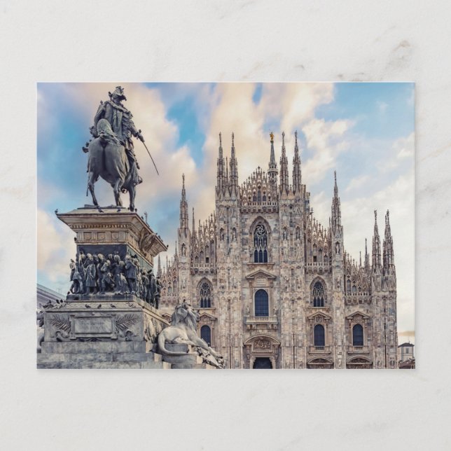 Carte Postale Piazza del Duomo (Devant)