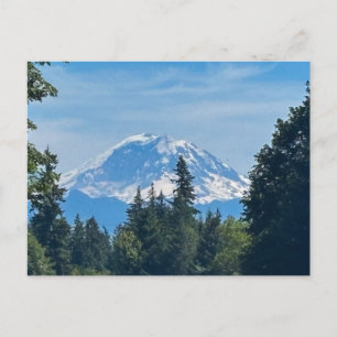 Carte Postale Pic de mont Rainier enneigé