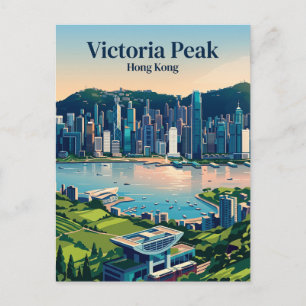 Carte Postale Pic du Victoria Hong Kong