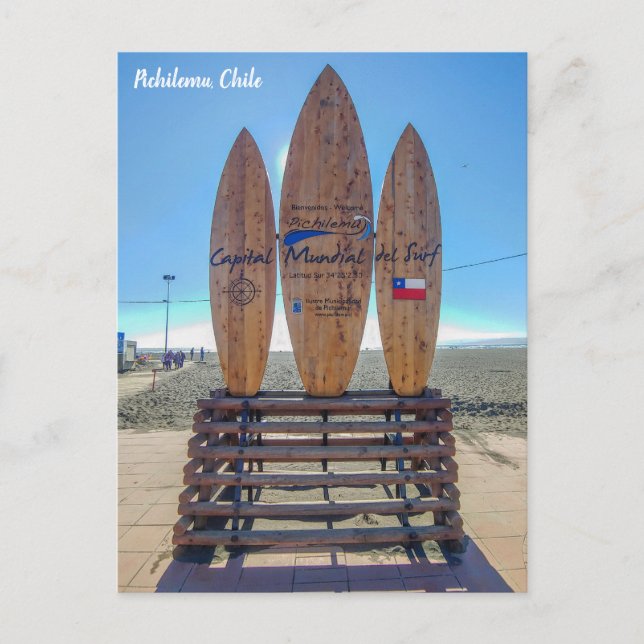 Carte Postale Pichilemu, Chili (Devant)