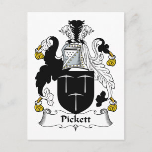 Carte Postale Pickett Family Crest