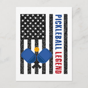 Carte Postale Pickleball Legend USA