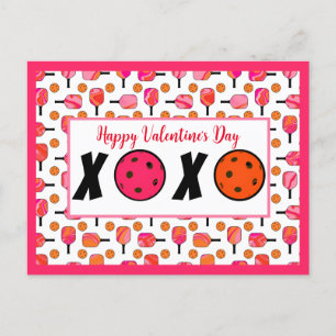 Carte Postale Pickleball Lover Valentine XOXO Pickleballs