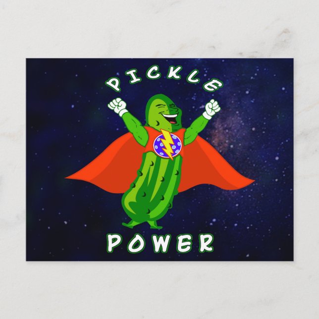 Carte Postale Pickleball Pickleball Superhero (Devant)