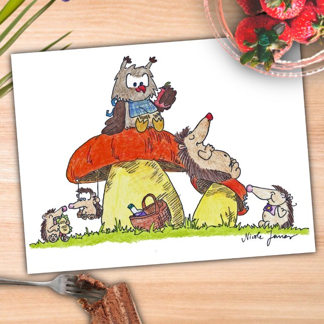 Carte postale PICNIC par Nicole Janes (Créateur téléchargé)