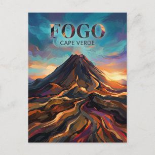 Carte Postale Pico do Fogo Cap-Vert