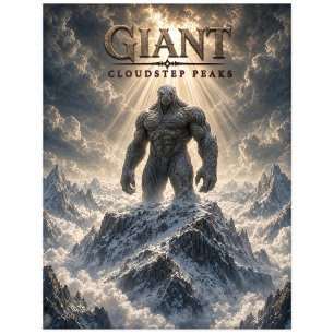 Carte Postale Pics géants de Cloudstep Peaks Dark Cinema