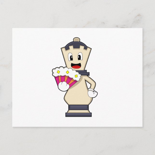 Carte Postale Pièce d'échecs Reine aux échecs.PNG (Devant)