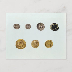 Carte Postale Pièces gauloises, c.750-0 avant JC
