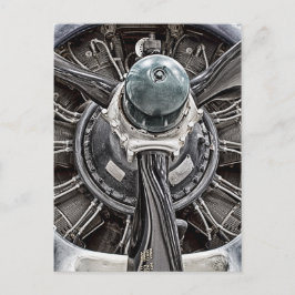 Carte Postale Pièces vintages de l'avion