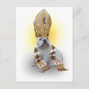 Carte Postale Pied bulldog