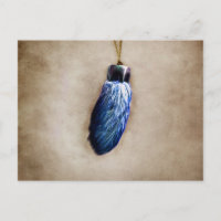 Pied de lapin Lucky bleu