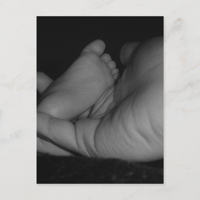 Carte Postale Pied minuscule (Devant)