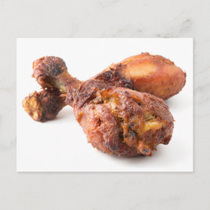Carte Postale Pieds de poulet rôtis