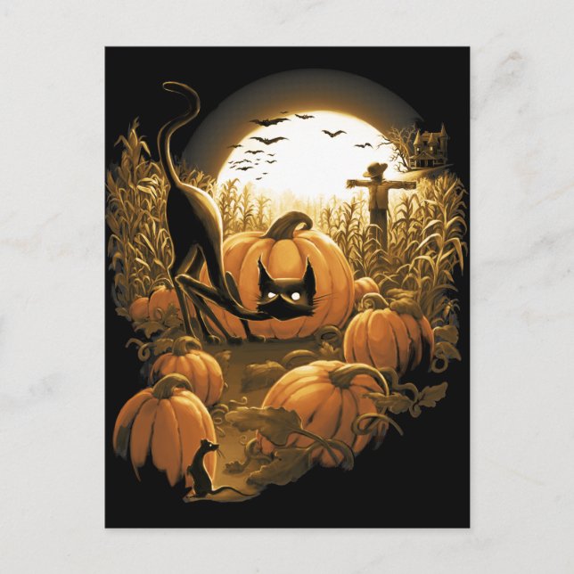 Carte Postale Piégé dans une parcelle effrayante (Devant)