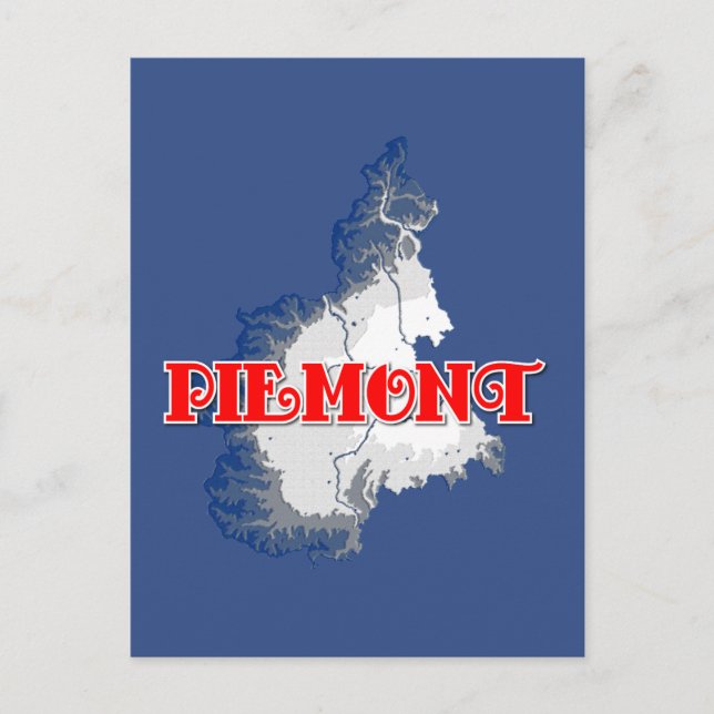 Carte Postale Piémont (Devant)