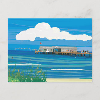 Carte Postale Pier de ville de l'île Anna Maria