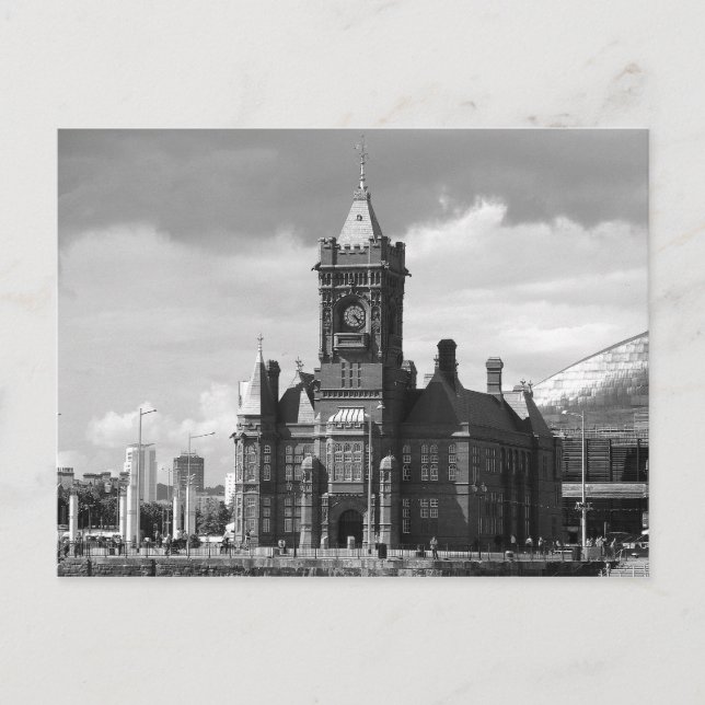 Carte Postale Pierhead Building, Cardiff, Pays de Galles, Royaum (Devant)