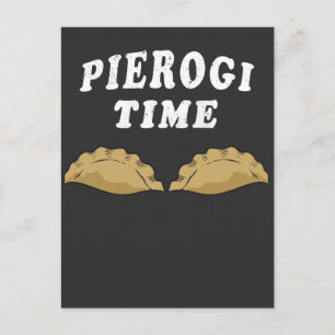 Carte Postale Pierogi Time Pierogi Makers Cadeau Poivre Polonais