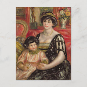 Carte Postale Pierre A Renoir   Mme Josse Bernheim-Jeune et son